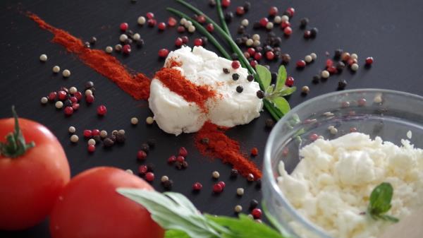 Feta Cheese Cheese Spices wallpaper