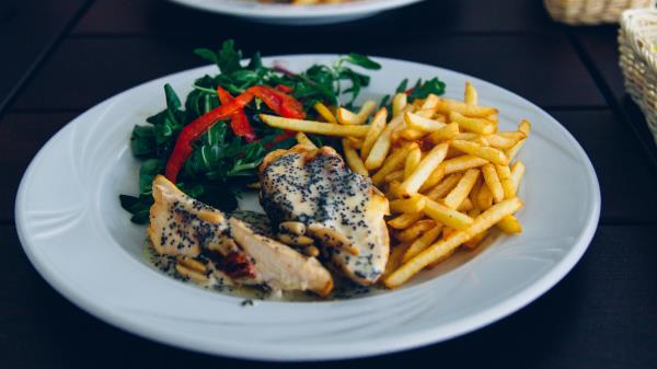 French Fries Chicken Food Meat Wallpaper