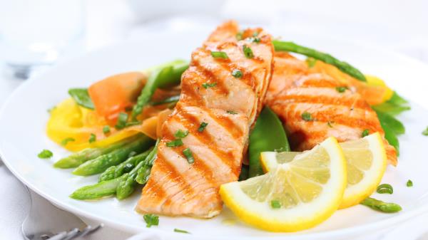 Fruit Vegetables Fish Garnish Lemon Food wallpaper