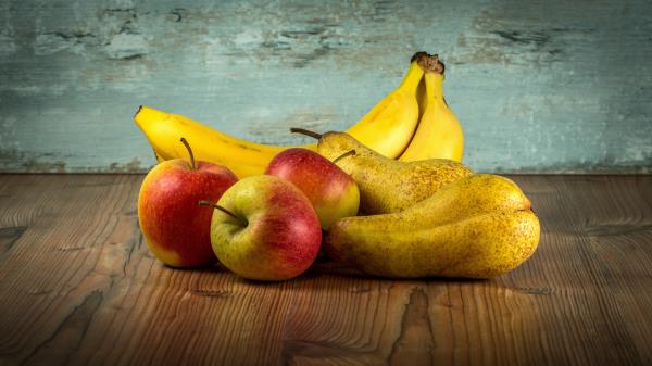 Fruits Apples Bananas Pears wallpaper