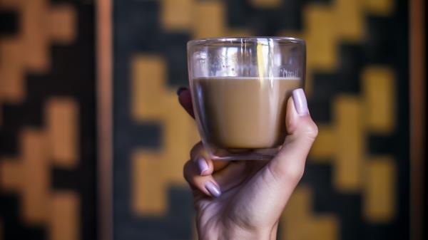 Glass Hand Coffee wallpaper