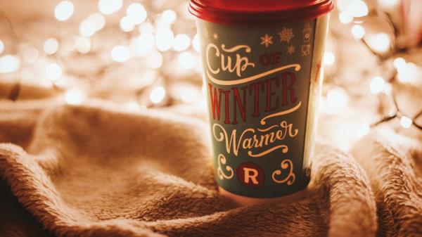 Glass Inscription Christmas Light wallpaper