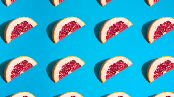 Grapefruit Slices Fruit wallpaper