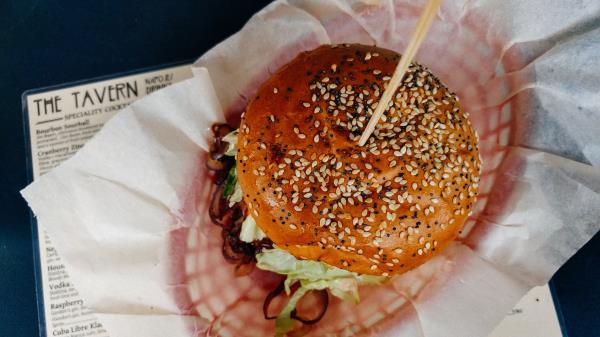 Hamburger Sesame Buns Appetizing wallpaper