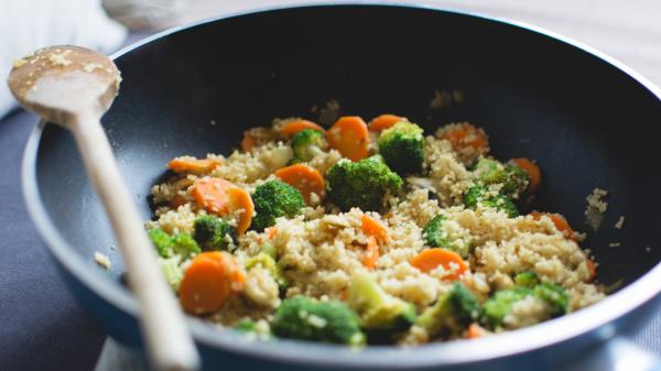 Hot Lunch Vegetarian Wallpaper