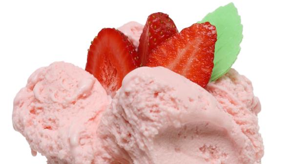 Ice Cream Berry Strawberry Wallpaper