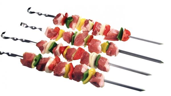 Kebabs Meat Skewers wallpaper