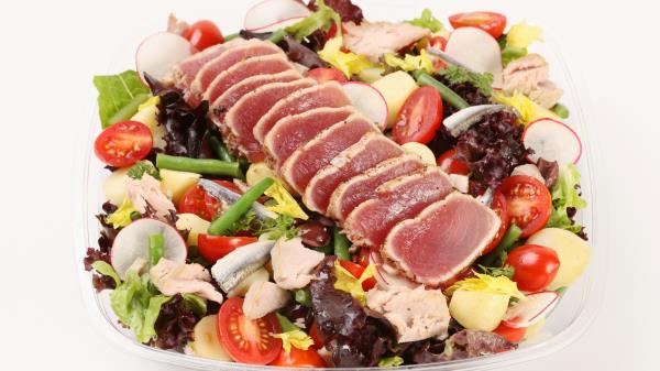 Meat Vegetables Sliced wallpaper