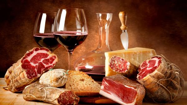 Meat Wine Sliced wallpaper