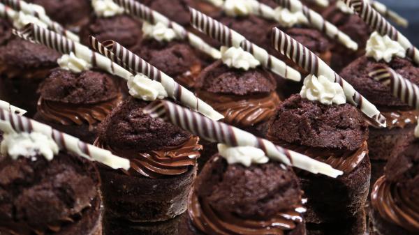 Muffins Cake Pastry Dessert wallpaper