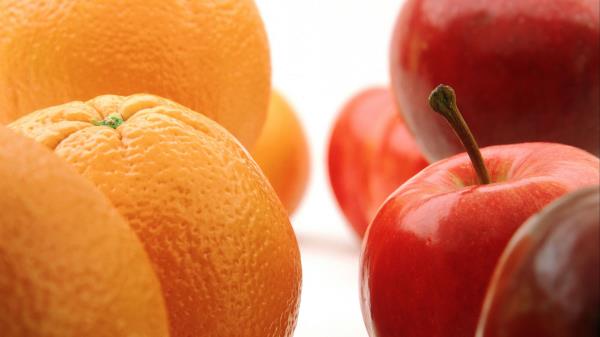 Oranges Macro Apple wallpaper