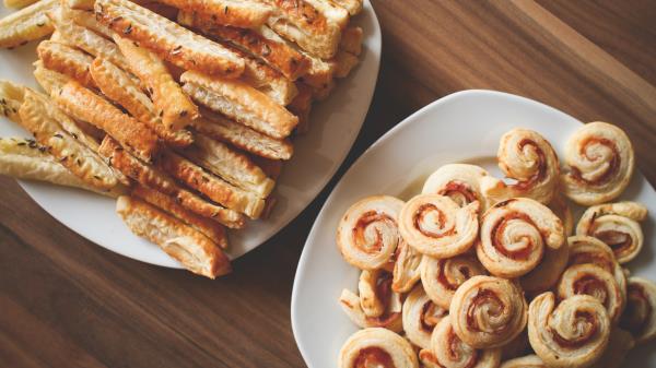 Pastry Plate Sweet Wallpaper