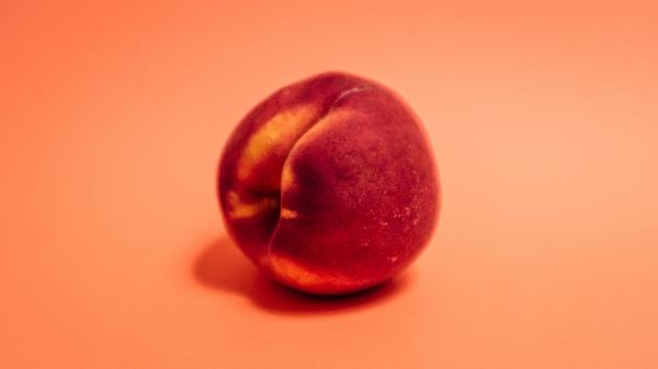 Peach Fruit Exotic Wallpaper