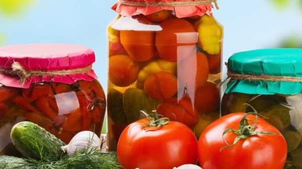 Pickles Cucumbers Tomatoes wallpaper