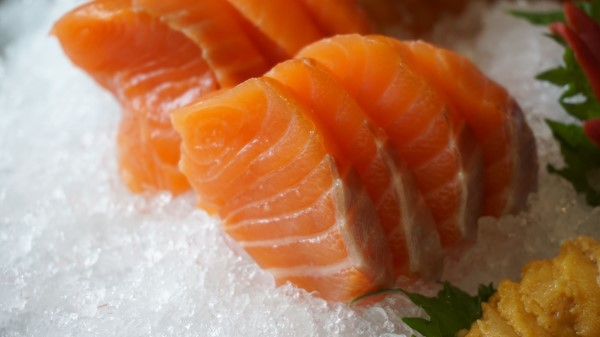 Salmon Ice Fish Meat Sliced wallpaper