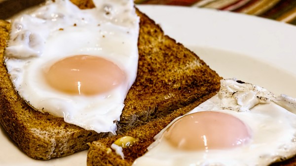 Scrambled Eggs Toast Breakfast 2 Wallpaper