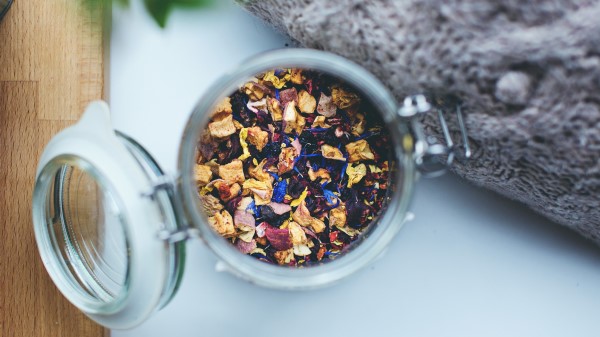 Tea Flowers Bank wallpaper