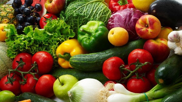 Vegetables Allsorts Onions Salad Pepper wallpaper