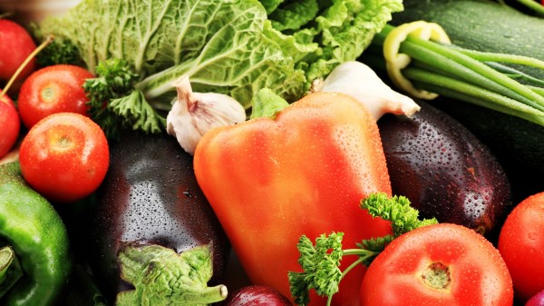 Vegetables Cabbage Tomatoes wallpaper