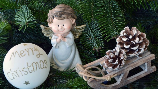Christmas Toys Angel Christmas Fir Ball wallpaper