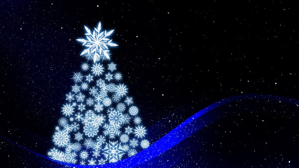Christmas Tree Art New Year Wallpaper