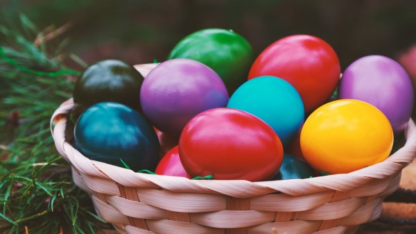 Eggs Painted Easter Wallpaper