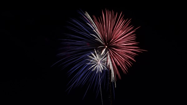 Fireworks Salute Night wallpaper
