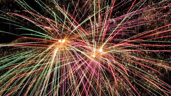 Fireworks Sparks Beautiful Wallpaper