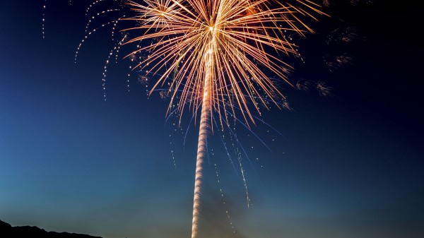 Salute Fireworks Holiday Wallpaper