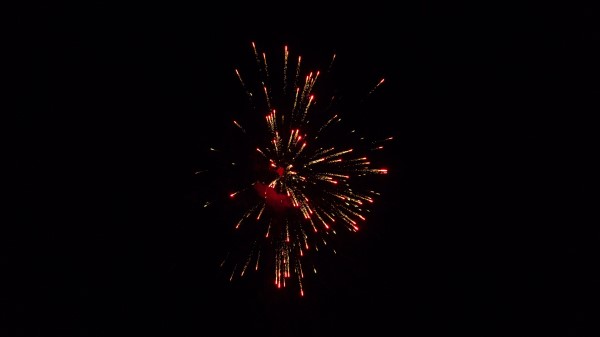 Salute Sparks Holiday Wallpaper