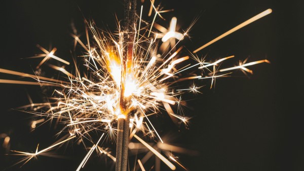 Sparklers Sparks Glare Wallpaper