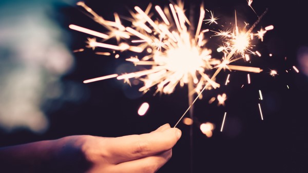 Sparklers Sparks Hands Wallpaper