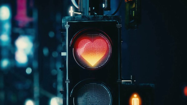 Traffic Light Heart Signal wallpaper