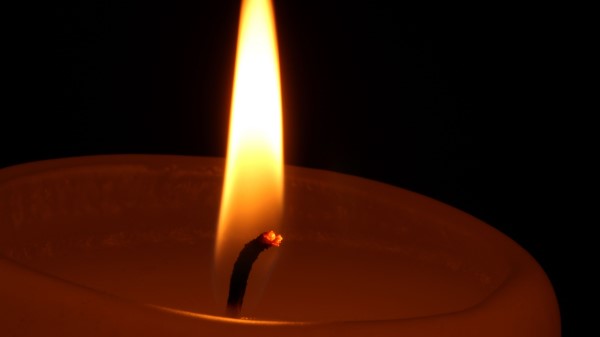 Flame Candle Wick Wallpaper