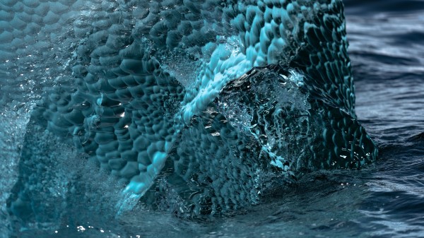 Ice Structure Surface Wallpaper