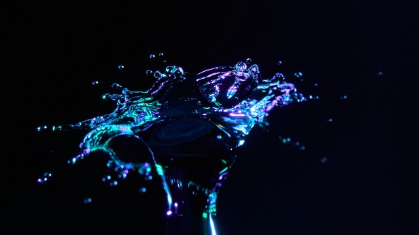 Splash Spray Macro Wallpaper