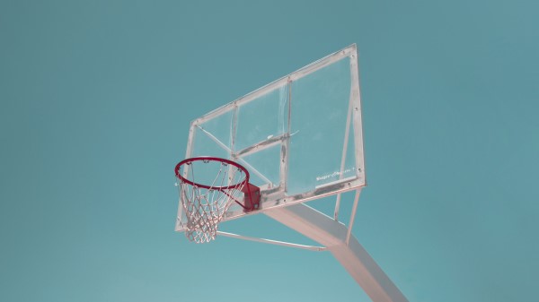 Basketball Ring Basketball Net Minimalist Wallpaper