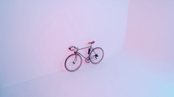 Bicycle Pink Light wallpaper