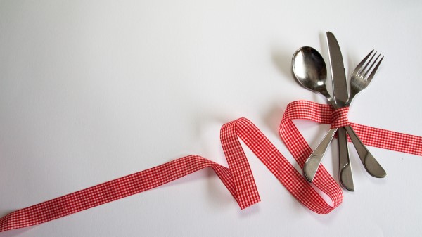 Cutlery Tape Fork Spoon Knife wallpaper