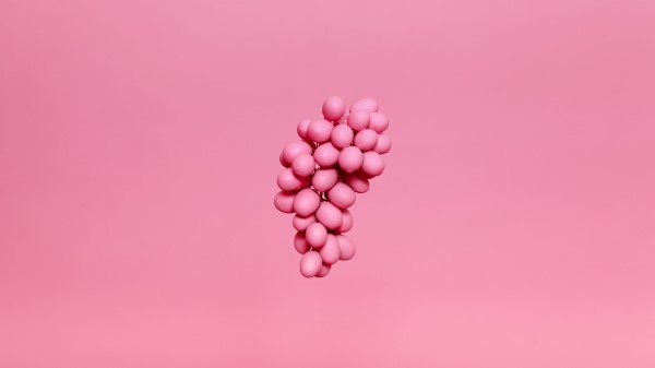 Grapes Bunch Pink Wallpaper