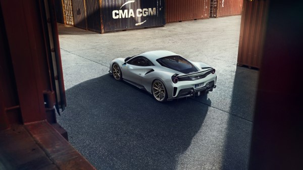 2019 Novitec Ferrari 488 Pista Upper View 3m Wallpaper