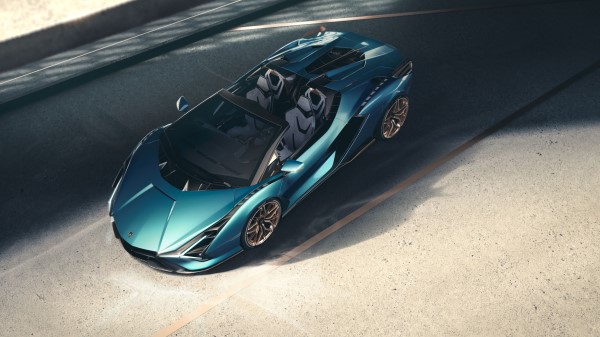 2020 Lamborghini Sian Roadster Upper View Yo Wallpaper