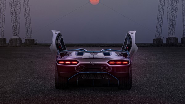 2021 Lamborghini Sc20 Rear 4k Wallpaper