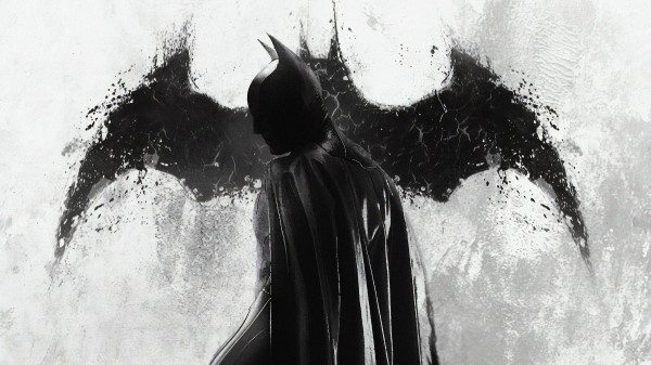 4k Batman Monochrome Wallpaper