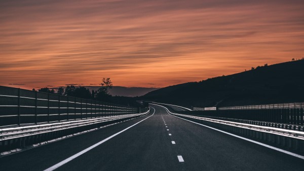 Asphalt Empty Road Wallpaper