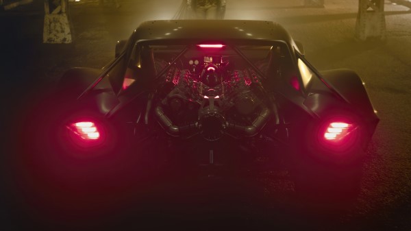 Batmobile Rear Gn Wallpaper