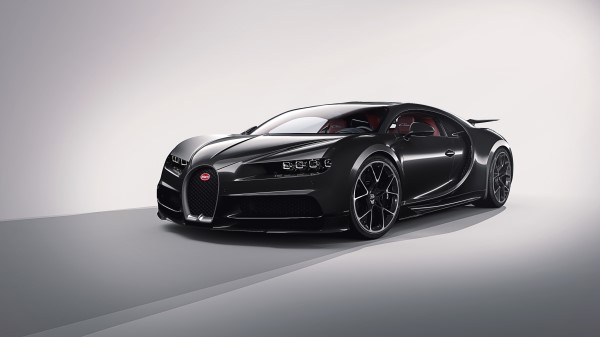 Black Bugatti Chiron Wallpaper