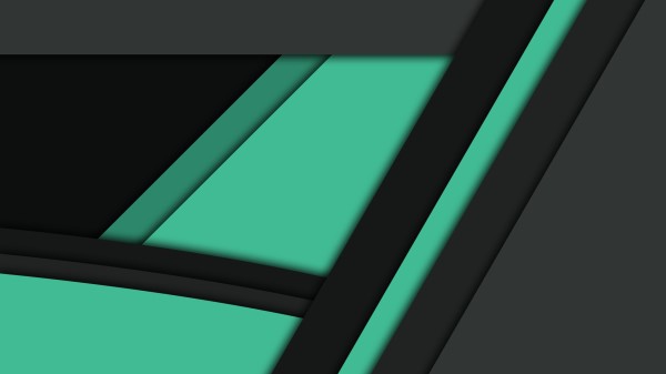 Black Green Material Design Wallpaper