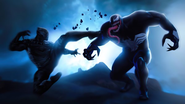 Black Panther Vs Venom 4k 8b Wallpaper