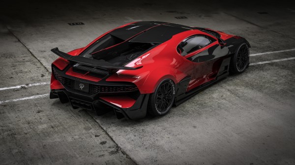 Bugatti Divo Red Performance Rear G5 Wallpaper